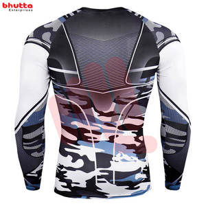 Protector de sarpullido personalizado de manga larga, protector de sarpullido elástico para Fitness, ropa informal de secado rápido - Product Image 4