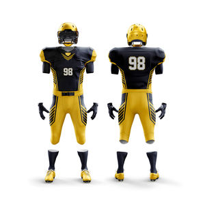 Uniforme de Fútbol Americano Personalizado por Sublimación con Logotipo Personalizado, Transpirable, 100% Poliéster, Ligero, Cómodo, Ropa Deportiva para Hombre - Product Image 3