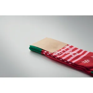 Calze Natalizie Sostenibili JOYFUL L, Calze Promozionali - Product Image 1