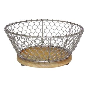 Cesta de frutas de almacenamiento de diseño de Metal más nuevo, decoración de mesa de comedor de forma redondeada y cesta de encimera de cocina, uso de cocina - Product Image 2