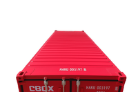 Conteneur maritime sec d'occasion de 40 pieds certifié ISO9001 (Dimensions internes : L-5,89M L-2,35M H-2,36M) Stockage d'origine FR 40 pieds/20 pieds