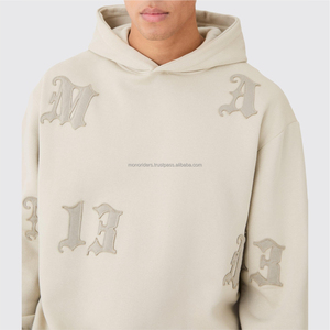 Mono Riders Conjunto de Sudadera con Capucha y Pantalones de Chándal Acampanados, Personalizado con Cremallera, Lavado Ácido, Parches y Bordados con Efecto Desgastado - Product Image 2