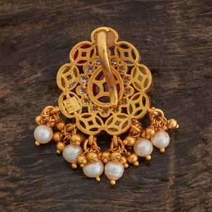 Colgante de Plata con Diseño de Templo 165696, Engaste de Bisel, Joyería Religiosa, Chapado en Oro Rosa y Rodio Platino, con Patrón Numérico - Product Image 3