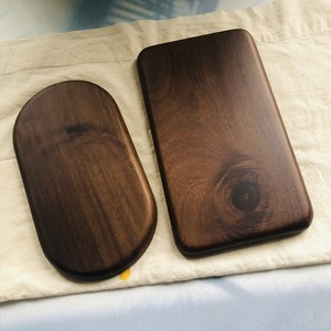 Bandeja cuadrada de ACACIA marrón oscuro para servir fruta, plato para fiesta, cena, 25x15 OEM, vajilla hecha a mano, regalo de negocios - Product Image 6