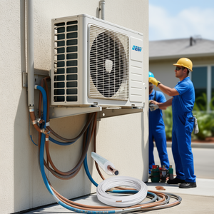 Rollo de 50 m de Tubería de Cobre Revestida de 1/4 de Pulgada de Espesor para Aire Acondicionado, Aislada de 1 mm - Product Image 3