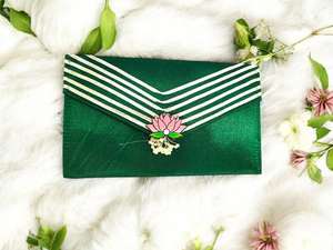 Sac à main en Gota coloré fait à la main en Inde, lot en gros de sacs à main en Gota faits à la main en Inde, sac Potli, cadeau de mariage, cadeau de retour - Product Image 3