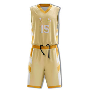 Ensemble de maillots de basket-ball athlétiques légers, à séchage rapide, respirants, vente en gros - Product Image 2