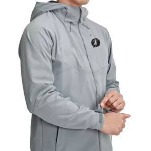 Chaqueta cortavientos con cuello levantado cómoda de alta calidad personalizable para hombre Esencial de invierno en diferentes colores - Product Image 4