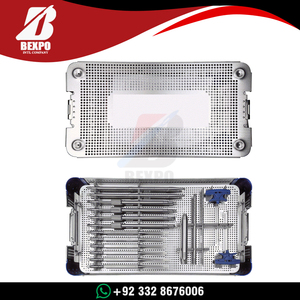 Juego de Instrumentos Quirúrgicos de Fijación Espinal Mínimamente Invasiva con Tornillo Pedicular de Brazo Largo de Acero Inoxidable para Ortopedia - Product Image 5