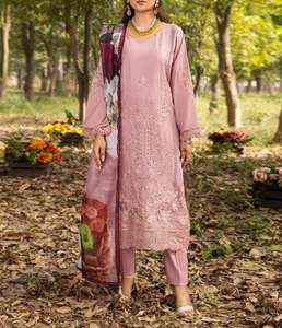 Vestido informal sostenible musulmán islámico Shalwar Kameez para mujeres Nuevo diseño indio pakistaní señoras trajes Casuales - Product Image 4