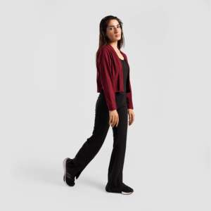 Maroon Yoga Cardigan Fitness Apparel - Product Image 4