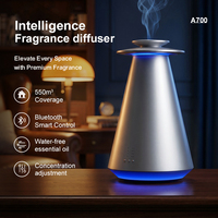 Diffuseur d'arômes intelligent DANQ, diffuseur de parfum rechargeable en métal pour bureau, 550 m² avec lumière 7 couleurs pour spa, salle de sport, vente en gros OEM