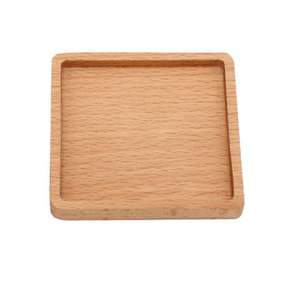 Lot de 4 sous-verres en bois élégants et fabriqués à la main Tapis de boisson durables au design moderne pour la décoration de la maison Anniversaires Mariages - Product Image 4