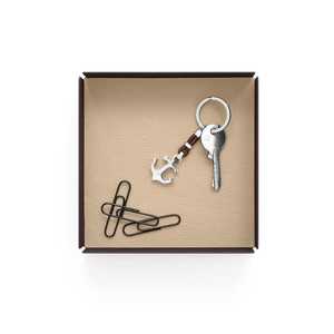 Bandeja de terciopelo de cuero PU personalizada con asa Bandeja de servicio multiusos para frutas secas, aperitivos y regalos - Product Image 6