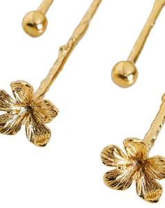 Hot Selling Best Quality Handcrafted Floral End Handle Metal Gold <b>Drink</b> Stirrer in Wholesale Price - Product Image 2