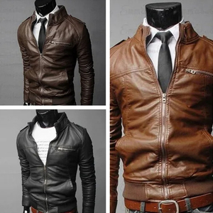 Veste en cuir Veste en cuir de mode pour hommes Veste en cuir de haute qualité fabriquée au Pakistan - Product Image 6