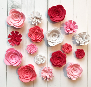 San valentino fiori <span class=keywords><strong>di</strong></span> feltro fiori <span class=keywords><strong>di</strong></span> feltro Kit <span class=keywords><strong>di</strong></span> <span class=keywords><strong>lana</strong></span> misto fiori <span class=keywords><strong>di</strong></span> feltro - Product Image 2