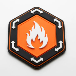 Parches de Goma Suave con Efecto 3D Personalizados, Insignias de PVC con Respaldo de Gancho y Bucle - Product Image 6