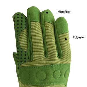 Guantes de trabajo de jardín resistentes, transpirables, De cuero resistente al desgarro, protección para nudillos - Product Image 2