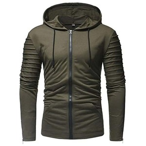 Top qualité hommes à capuche fermeture éclair nouveauté haute qualité en gros personnalisé 100% coton hommes sweats à capuche respirant sweats à capuche - Product Image 5