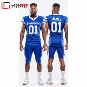 Uniforme de Fútbol Americano Profesional Personalizado de Alta Calidad, Secado Rápido, Transpirable, con Diseño de Leopardo, Logotipo del Club y Nombre del Equipo en Oferta - Product Image 3