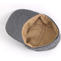 Casquette de Visage Allemande M1943 de Haute Qualité de la Seconde Guerre Mondiale avec Logo Métallique Personnalisé en Dentelle pour Reconstitutions Historiques et Événements Festifs