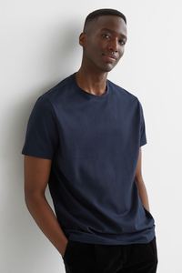 Camiseta Deportiva Casual para Hombre, Corte Holgado, 100% Algodón Elástico, Cuello Redondo, Manga Corta, con Logotipo Estampado - Product Image 5