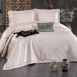 Juego de Cubrecamas Guzide ANGEL de 4 Piezas, 100% Chenilla, Tamaño King, para Uso Doméstico, Hecho en Turquía - Product Image 1