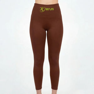 <b>Women</b> Chocolate <b>Brown</b> High Waist Gym <b>Leggings</b> OEM Custom Yoga Fitness Pants - Product Image 1
