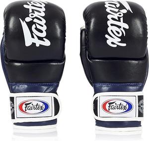 Venta caliente Fairtex Custom Genuine Mma Sparring Grappling Guantes de boxeo Punzonado Entrenamiento Custom Genuine Leather Shotter Guantes - Product Image 5
