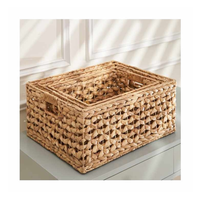 Paniers de rangement en rotin tressé multi-usages, écologiques, fonctionnels, décoratifs, emballage personnalisé, fabrication au Vietnam, OEM ODM