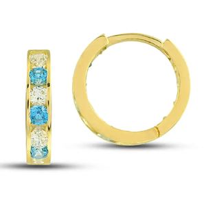 High Quality 14K Pure Gold Drop <b>Earrings</b> Fine Enamel Kids Trendy Style Handmade Turkey Featuring 18K 21K 22K Pearl Silver Gift - Product Image 1