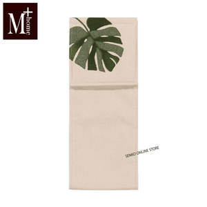 M + home Monstera Porte-Papier Toilette Couverture Élégant Moderne Style Industriel Resort Sentir Hawaïen Luxe Beige 304 Acier Inoxydable - Product Image 1
