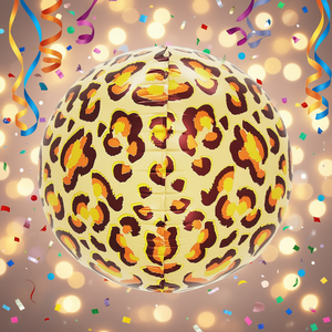 Ballon de fête en forme de léopard 4D, 56 cm, 22 pouces, sac de 12 pièces - Product Image 3