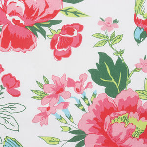 Productos textiles para el hogar de manteles Color blanco Estampado multicolor con bordes puntiagudos 150X220 cm 100% Algodón Hecho EN LA India - Product Image 2