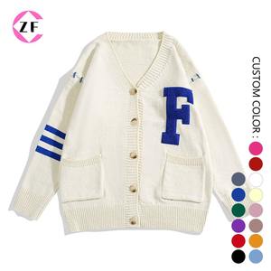 Logo personnalisé Laine Chenille Broderie Baseball Veste D'hiver Hommes Vintage Blanc En Cuir Manches Letterman Manteau D'hiver Col Montant - Product Image 6