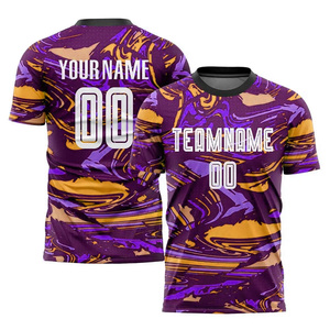 Uniforme d'équipe personnalisé de haute qualité Ensembles de maillots de football en polyester 100% Technologie de sublimation Vêtements de football de qualité supérieure - Product Image 4