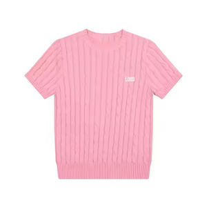 Pull en maille polaire à manches courtes, couleur unie, décontracté, quotidien, sport, automne-hiver, de haute qualité, écologique - Product Image 6