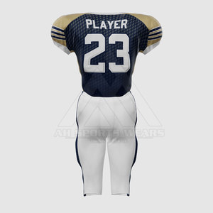 Uniforme de fútbol con nombre de equipo hecho a medida de alta calidad, ropa de equipo para hombres, uniformes de fútbol americano para hombres - Product Image 2