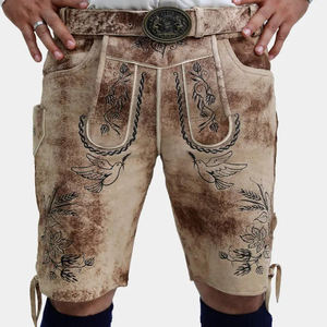 กางเกงขาสั้นสำหรับผู้ชายกางเกงขาสั้นสไตล์บาวาเรียแบบกำหนดเองสำหรับผู้ซื้อขายส่งและแบรนด์ - Product Image 4