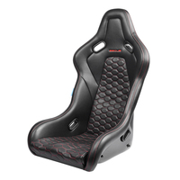 Siège baquet complet en cuir PU SSCUS Fantom FRP : Le choix parfait pour un mélange unique de style et de robustesse