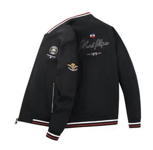 Vente en gros d'usine Manteau mince de haute qualité pour hommes Veste d'automne et d'hiver Vestes de baseball brodées Vêtements d'extérieur Letterman pour hommes - Product Image 2