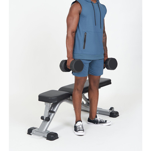 Vêtements de rue Gym Pull à capuche sans manches Veste à capuche pour hommes Vêtements décontractés Sweats à capuche Logo personnalisé Design - Product Image 1