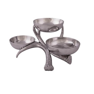 Juegos de cuencos de servicio con estilo de aluminio de lujo para uso doméstico y vajilla de mesa cuencos de ensalada por CROWN EXPORTS - Product Image 5