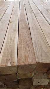 ท่อนไม้สักทรงกลมคุณภาพสูงได้รับการรับรองด้วยวัสดุไม้ที่เป็นมิตรกับสิ่งแวดล้อมเปลือกไม้ - Product Image 2