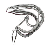Cordon métallique Aiguillette à prix d'usine, cordon d'épaule écologique enduit, accessoires personnalisés de haute qualité pour vêtements
