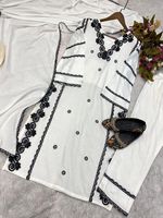 Koleksi Wanita India dalam grosir tersedia tersedia Kurti dengan Salwar dalam kain kualitas tinggi perancang baru terlihat Kurta dhoti salwaar