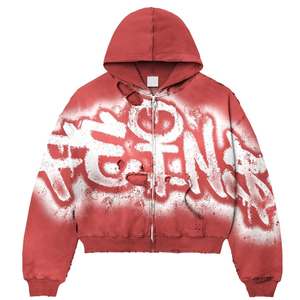 OEM Customizable 100% High Quality <b>Men's</b> Classic Pullover <b>Hoodie</b> 280-300 Gsm Fleece (Cotton-Polyester Blend) Digital Sweatshirt - Product Image 4