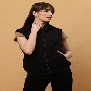 Sudadera con capucha sin mangas personalizada para mujer Calidad Premium Ajuste perfecto para cualquier ocasión Suministro de invierno ODM - Product Image 1