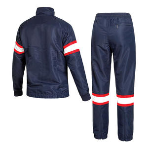 Men's Two Piece Polyester Jackets & Elastic Waist <b>Track</b> Pants Sets Quick Dry Outdoor Sports Windbreaker Sweatsuit Male - Product Image 2